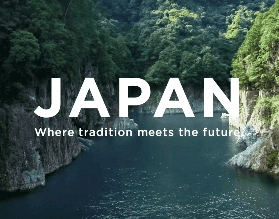 Video about Japan where tradition meets the future